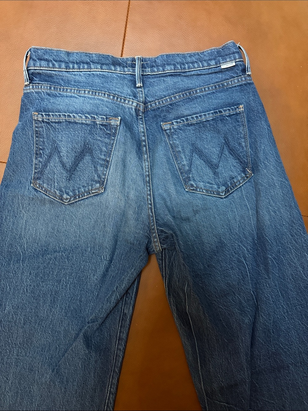 Mother denim lasso sneak high rise jeans in bunny hop -size 28 - Picture 5 of 5